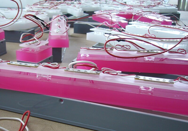 Leuchtbuchstaben-Kabel